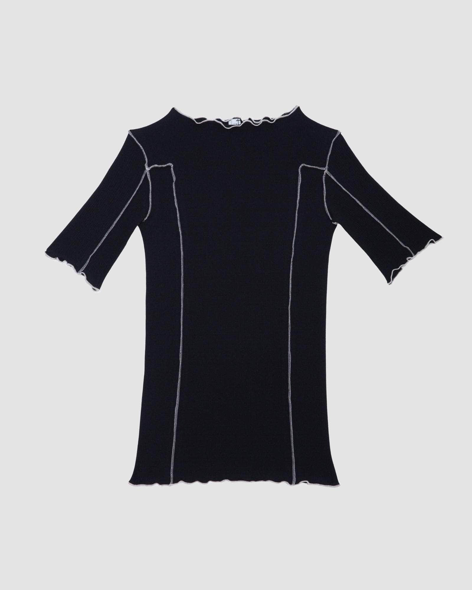 Omato 3/4 Tee Shirt - Fine Organic Cotton Rib - 4
