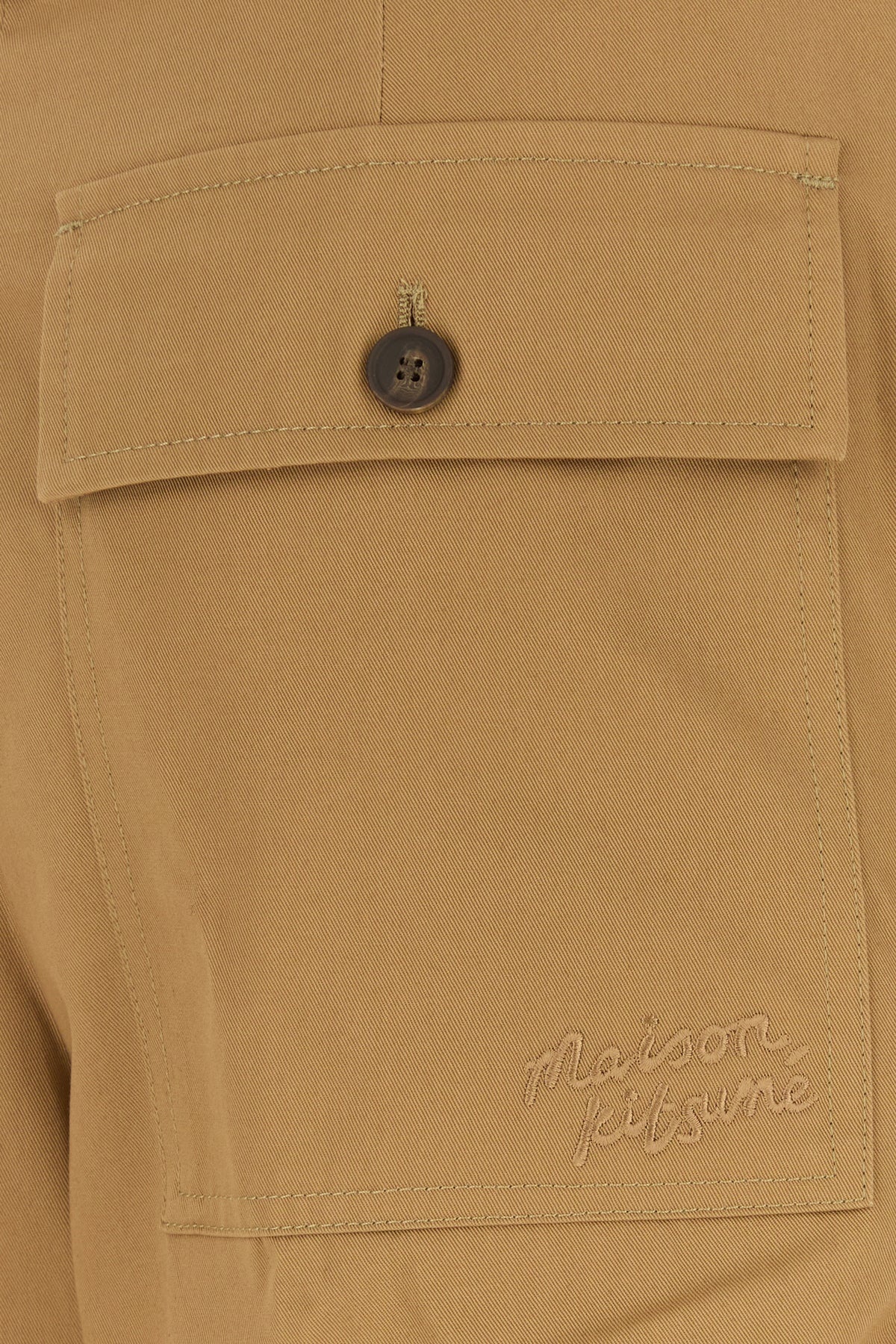 Camel cotton cargo pant - 3