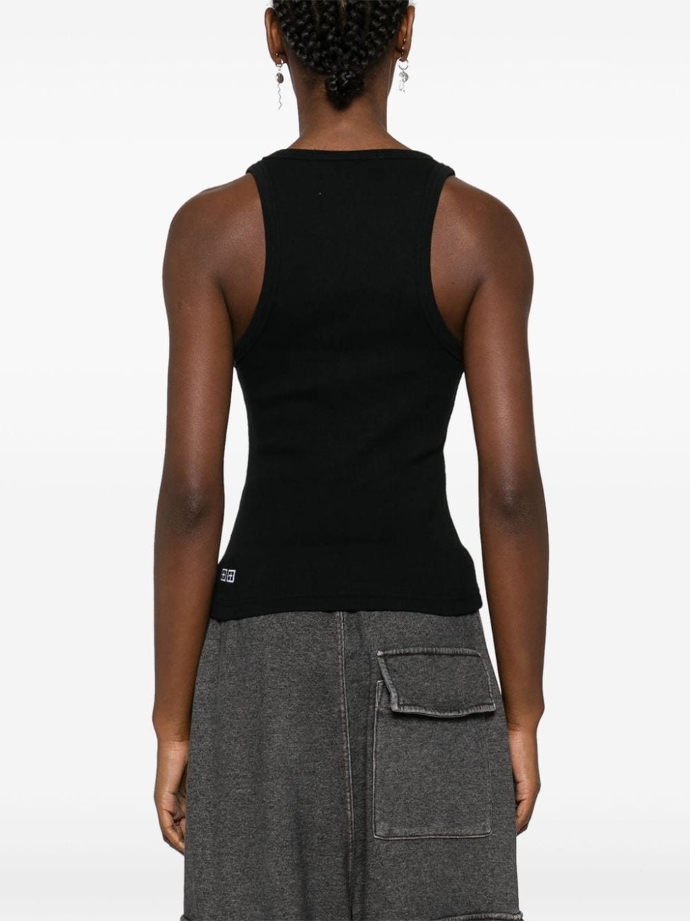 Stacked Origin ribbed tank top - 4