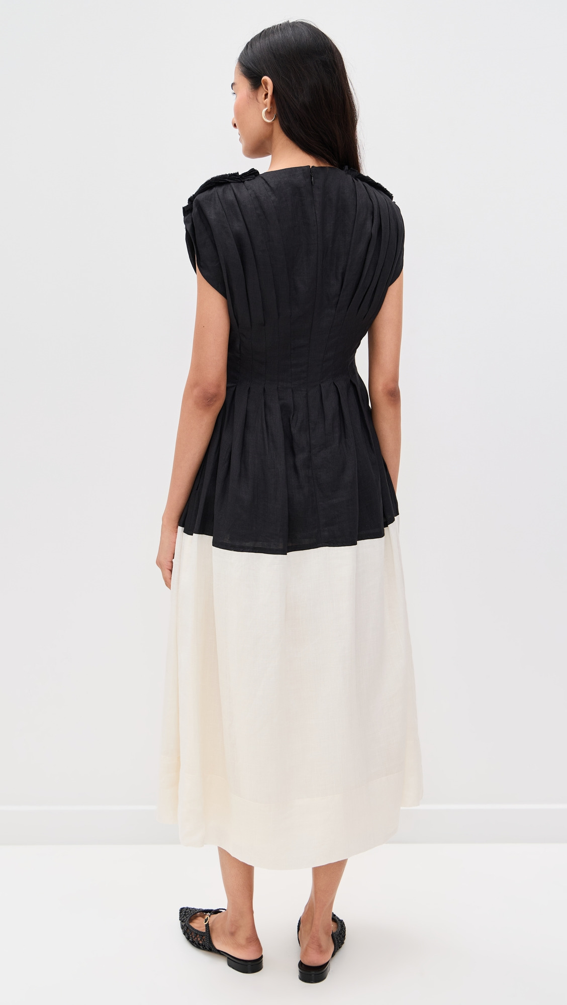 Nicola Ramie Tank Midi Dress - 2