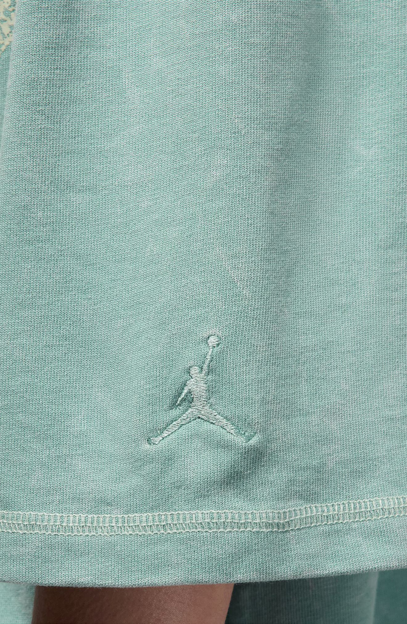 Jordan Flight Oversize Graphic T-Shirt Dress in Cannon/Sail at Nordstrom - 3