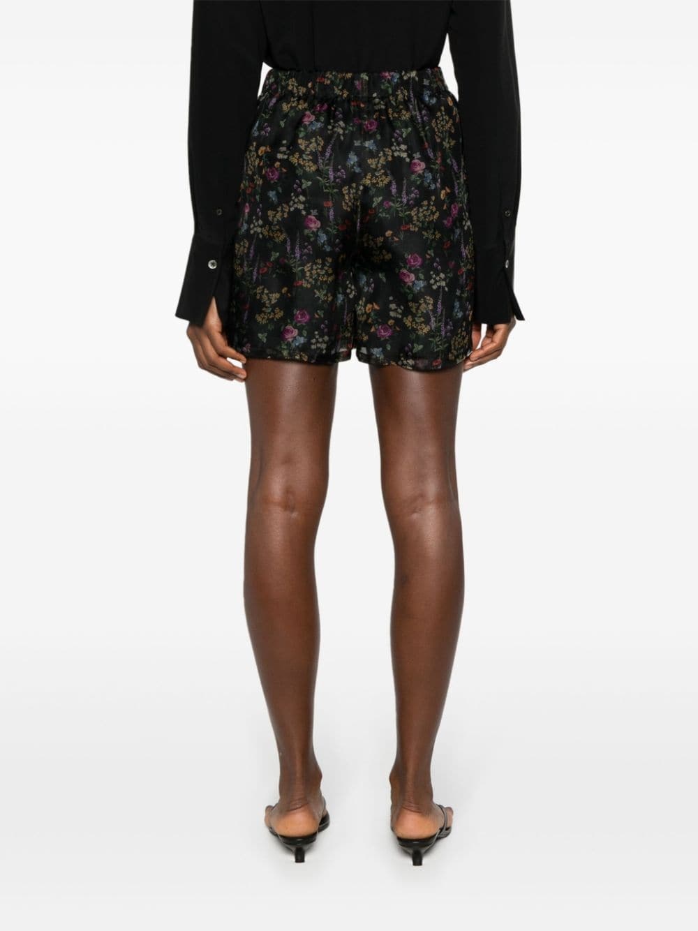 Nordica floral-print shorts - 4