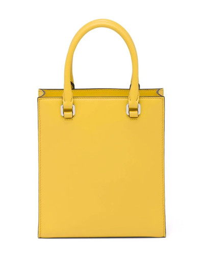 Prada logo-embossed tote bag outlook