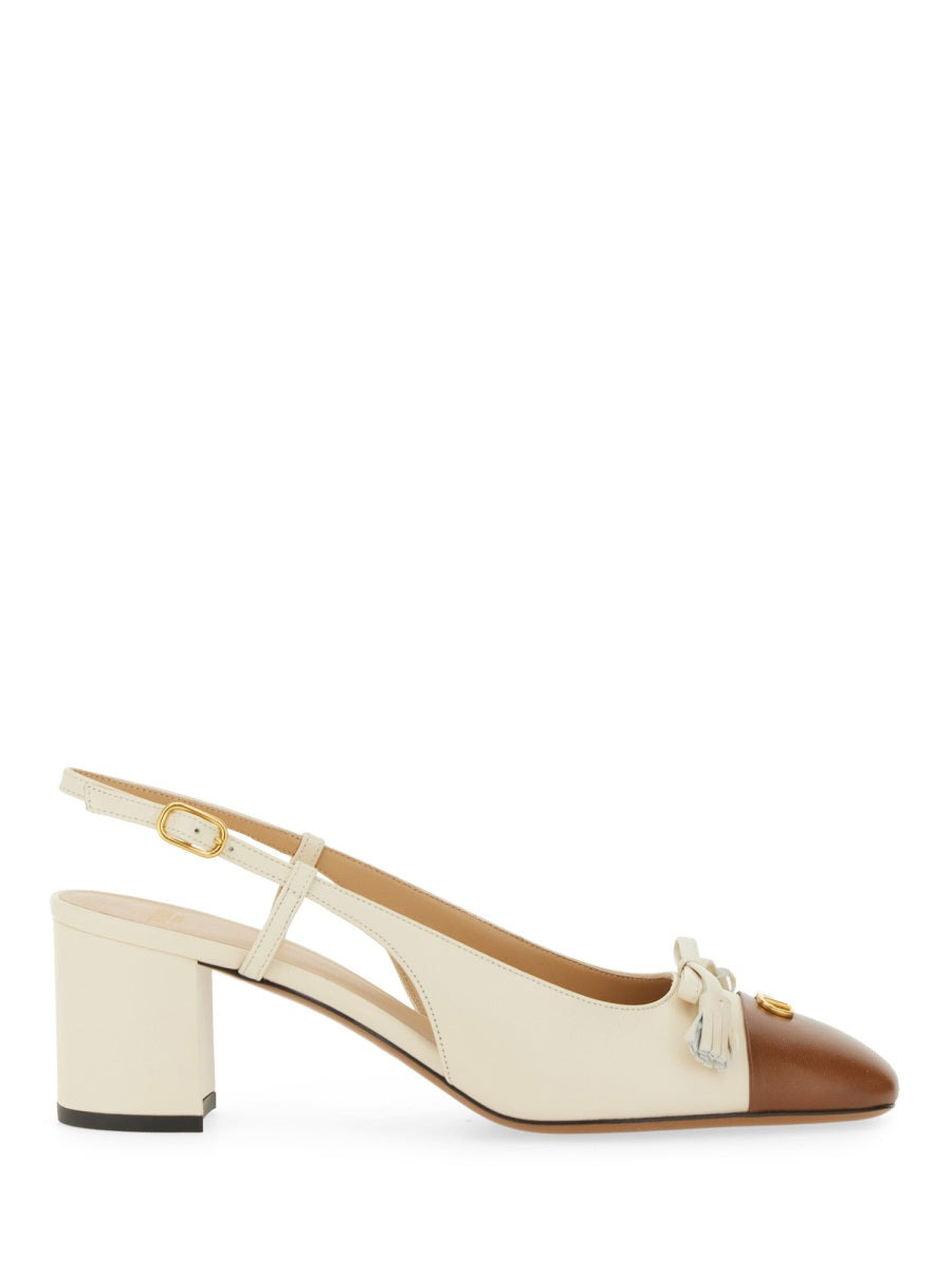 "Valet Du Roi" Slingback Décolleté In Kidskin - 1