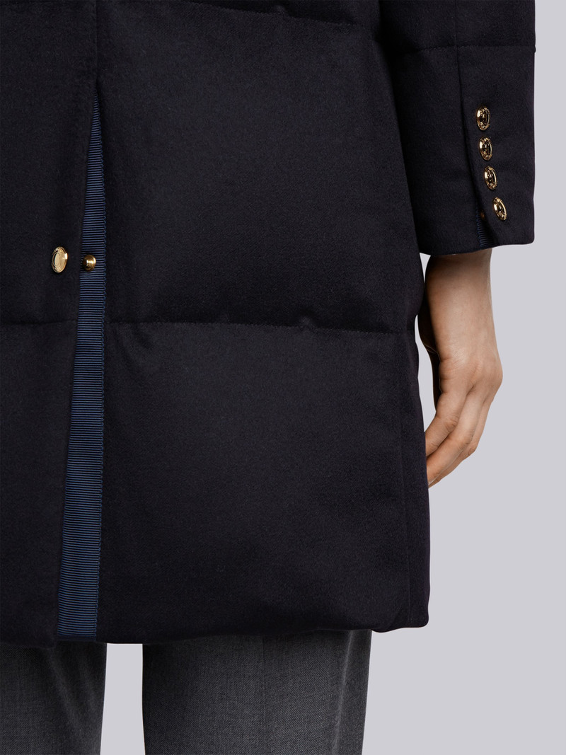 Down-filled Jacket-weight Cashmere Overcoat 6