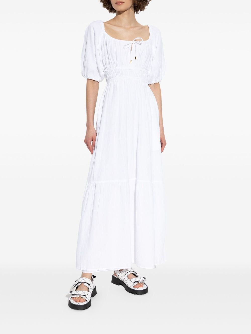 Eden puff-sleeve maxi dress - 3