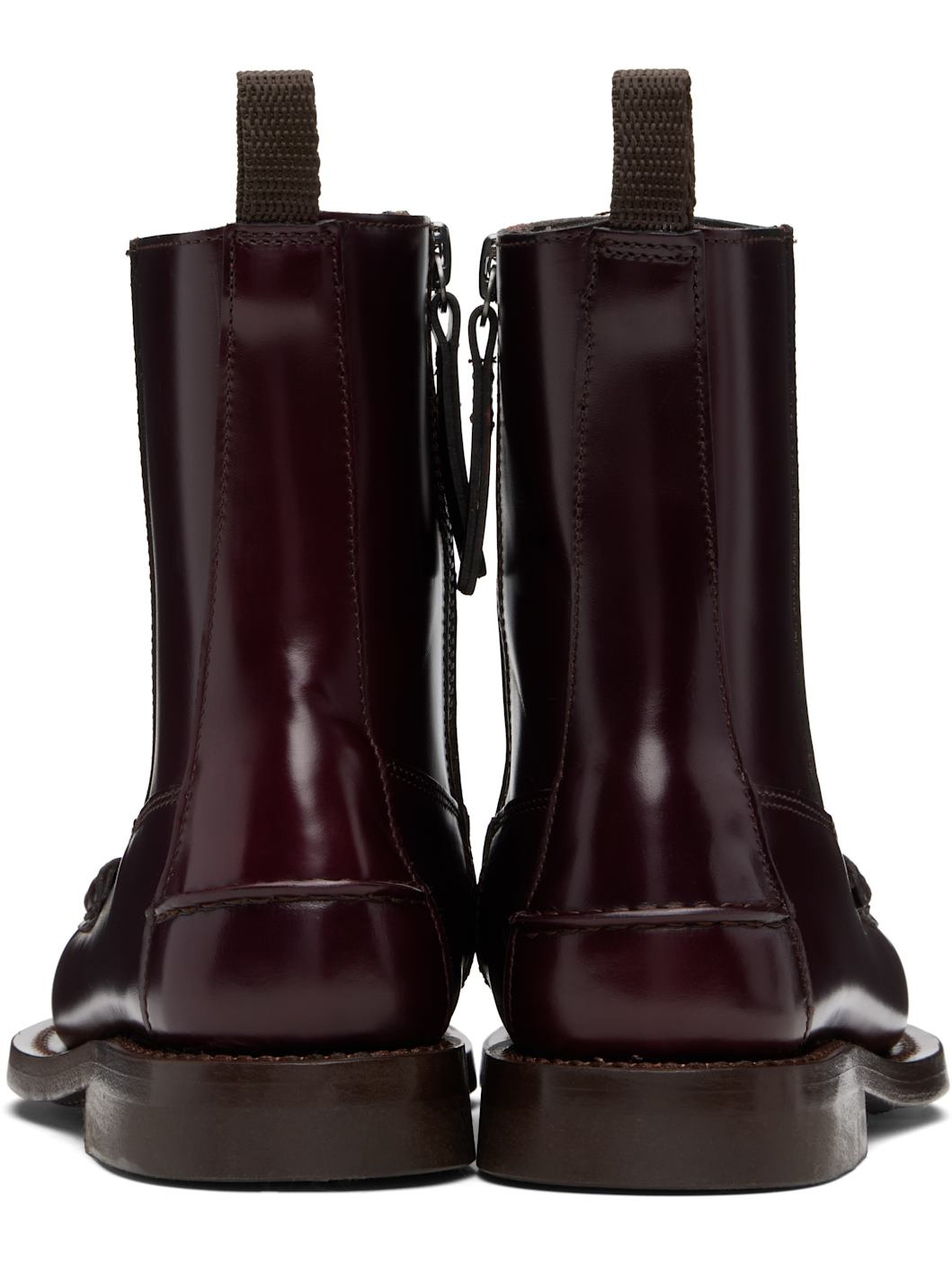 Burgundy Andreu Boots - 2