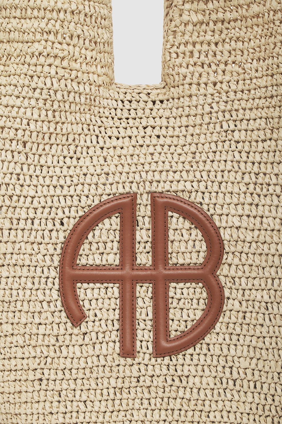 Large Leah Hobo - Natural With Cognac - 5