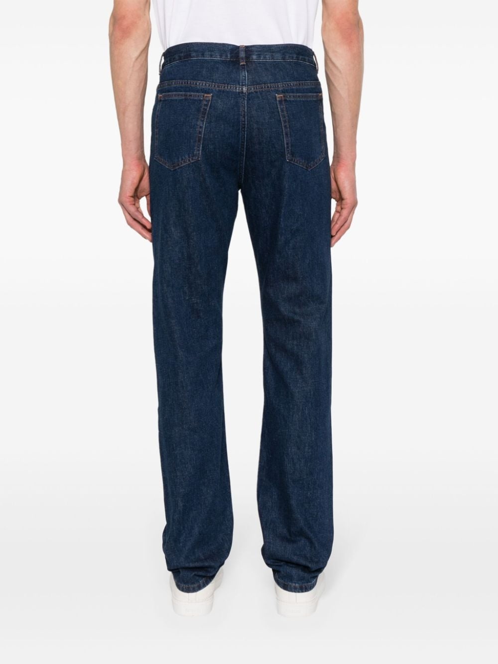 high-rise straight-leg jeans - 4