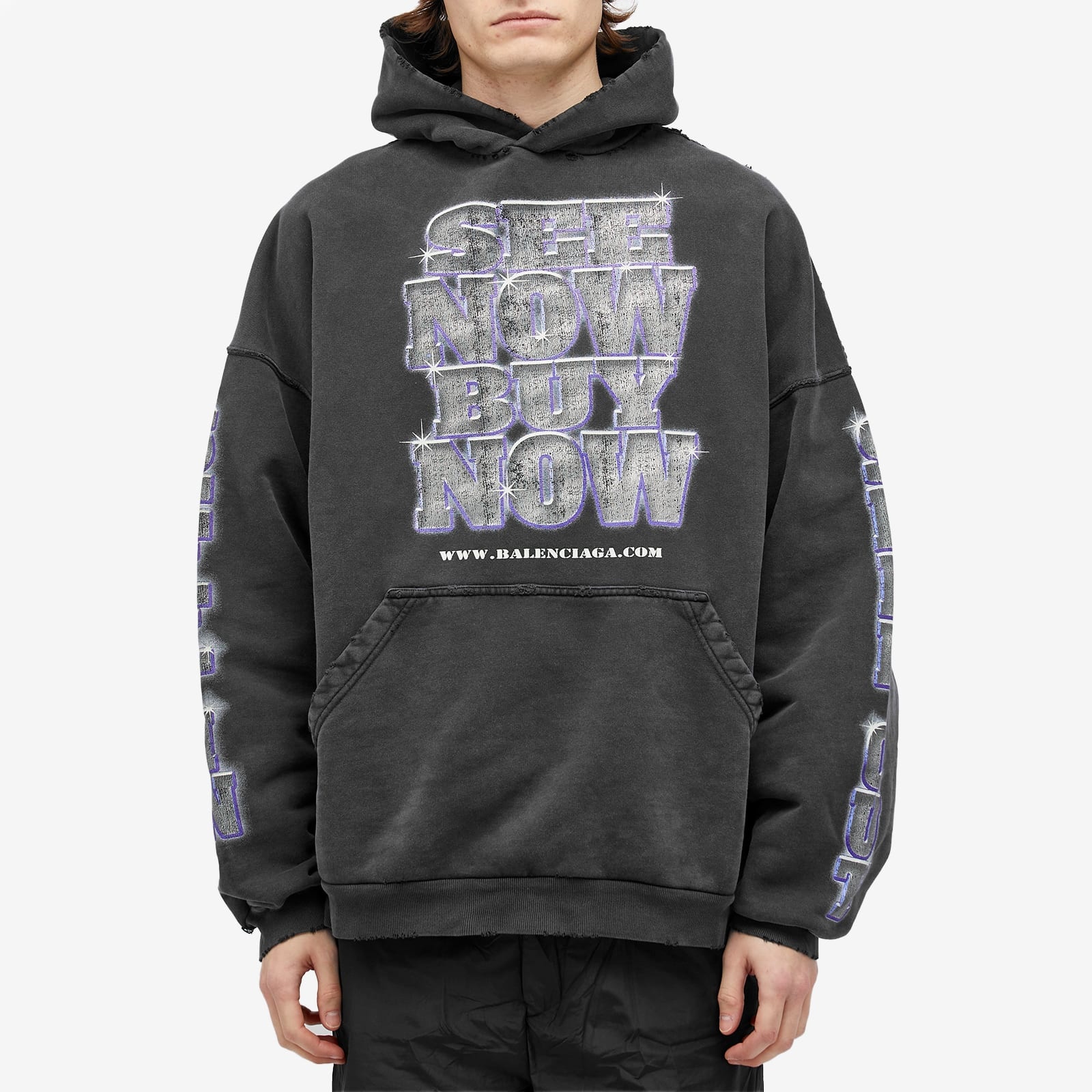 Balenciaga See Now Buy Now Popover Hoody - 2