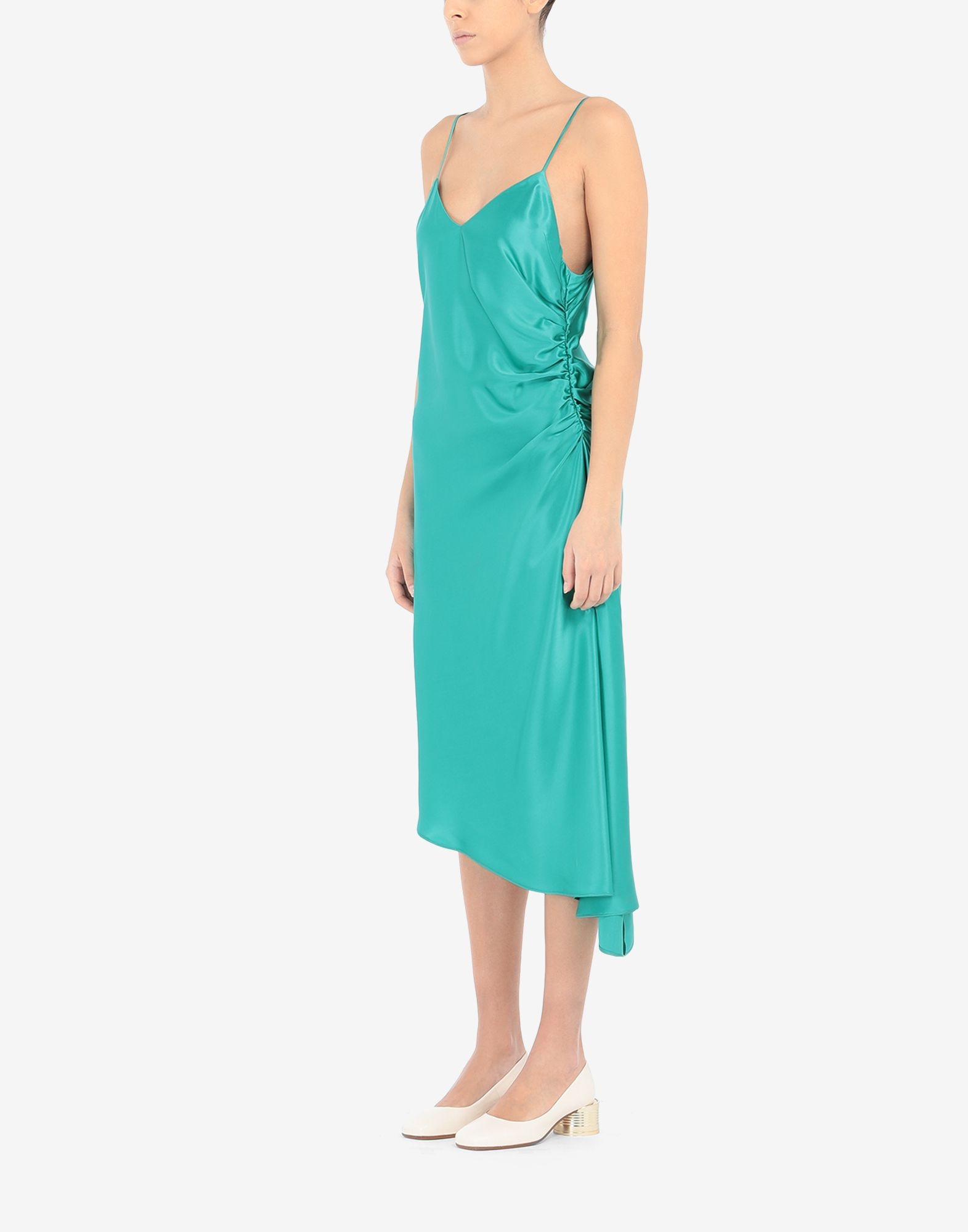 Satin slip-on dress - 5