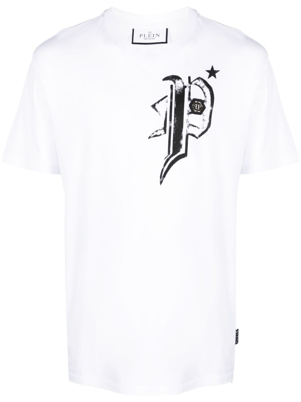logo-print cotton T-shirt - 1