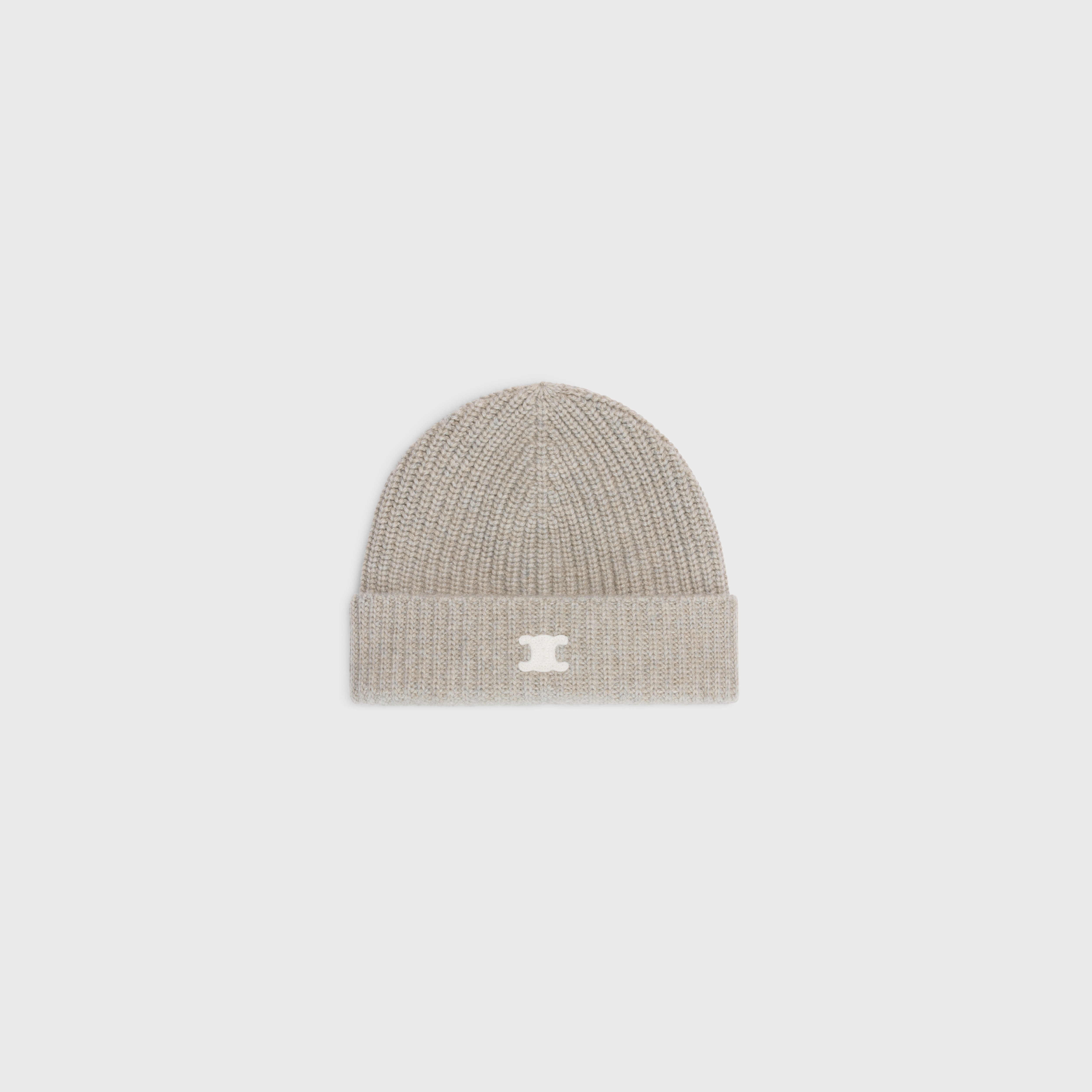 Triomphe beanie in heritage cashmere - 1