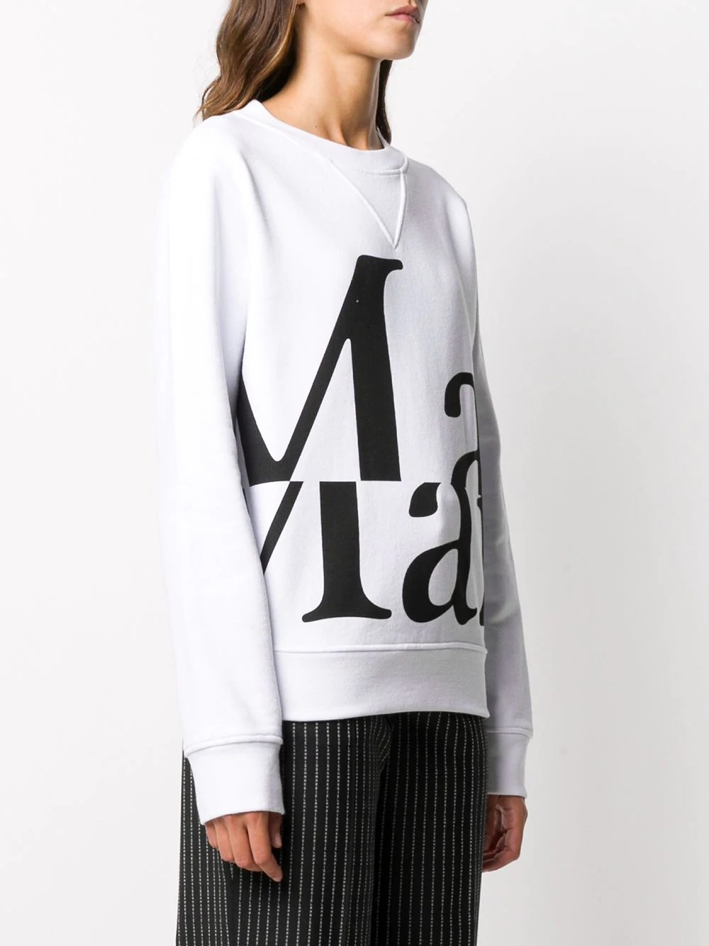 oversized-logo print jumper - 3