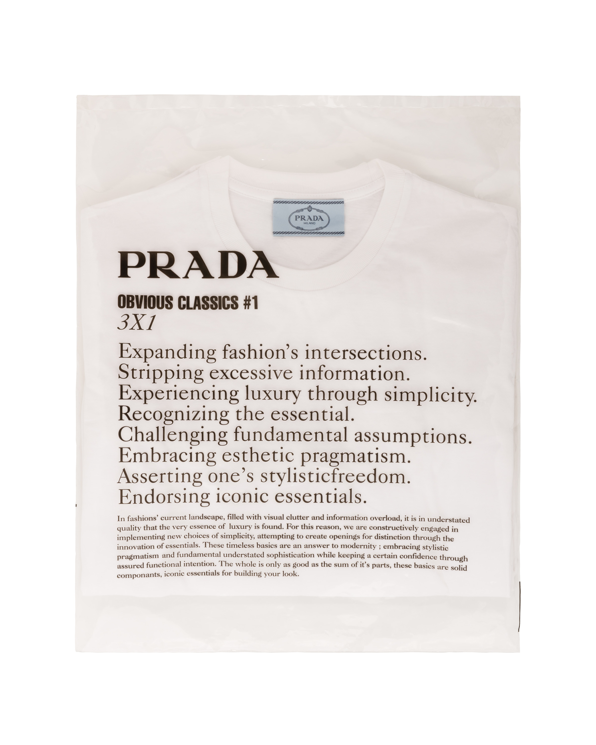Prada Cotton Jersey T-shirt, 3 Pack Set | REVERSIBLE
