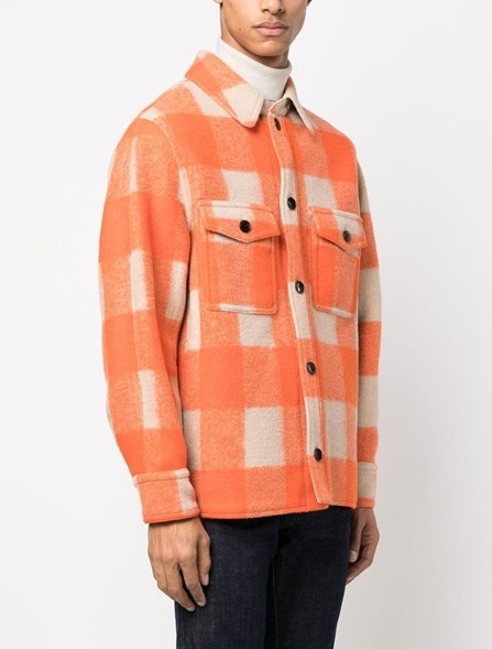 CHECKED SHIRT-JACKET - 4