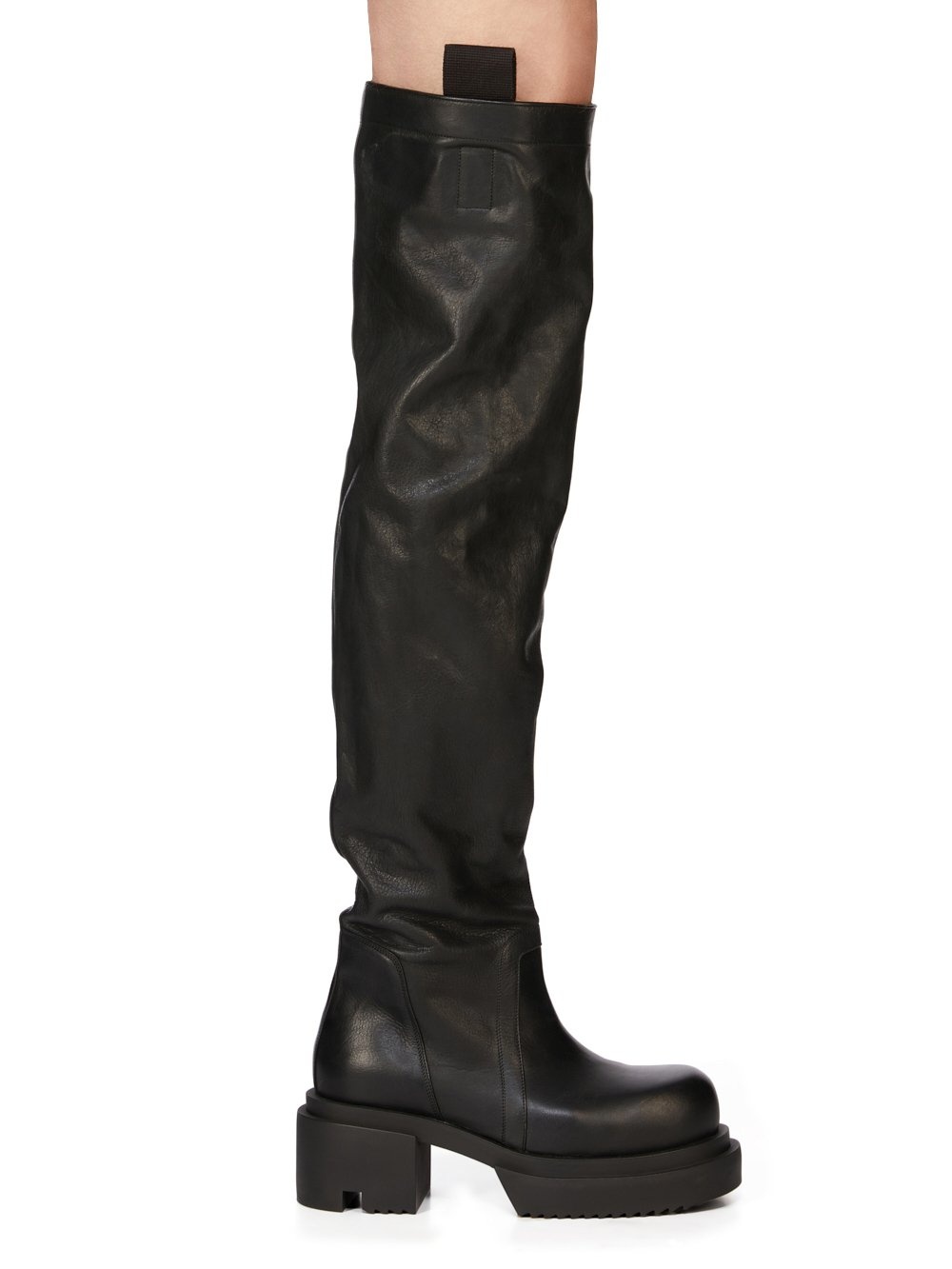 【関税込み】Rick Owens ブラック Bauhaus Wader Bogun ブーツ Rick Owens Black Bauhaus Wader Bogun Boots Rick Owens