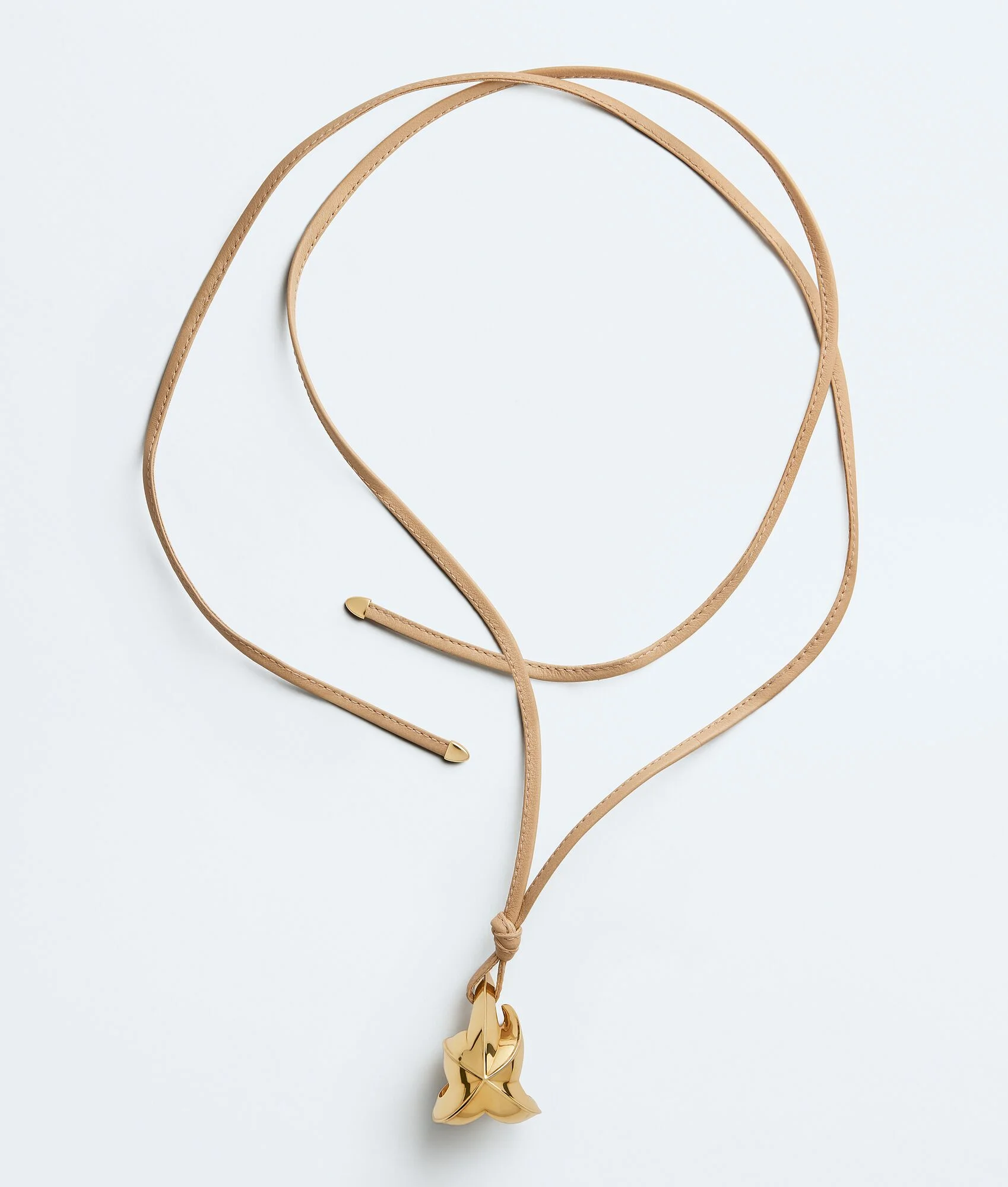Drop Leather Necklace - 1