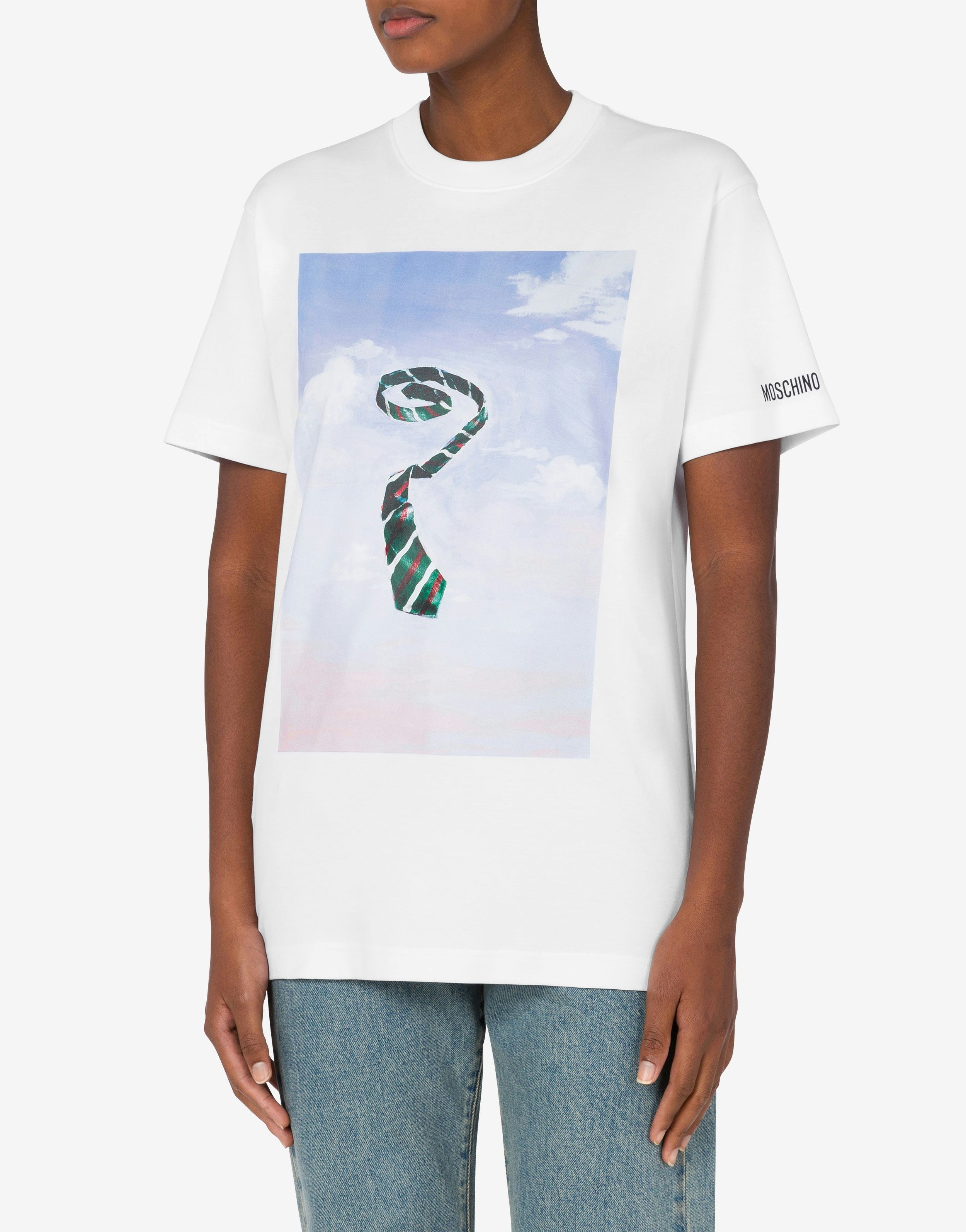 T-SHIRT IN INTERLOCK COTTON CECI N'EST PAS UNE CRAVATTE - 2