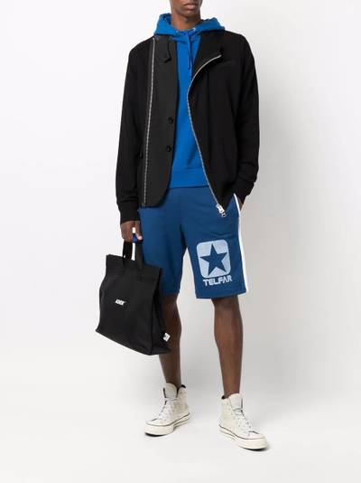 Converse logo-print track shorts outlook