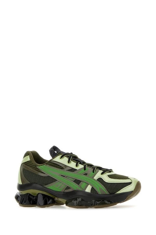 Green rubber and mesh US5-S Gel-Quantum Kinetic sneakers - 2