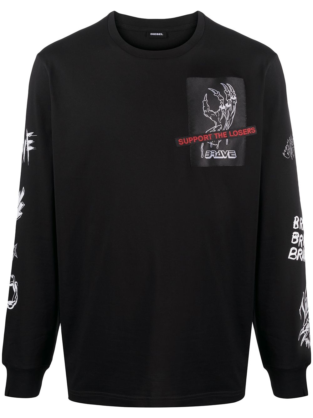 Zombie Hand crew neck sweatshirt - 1