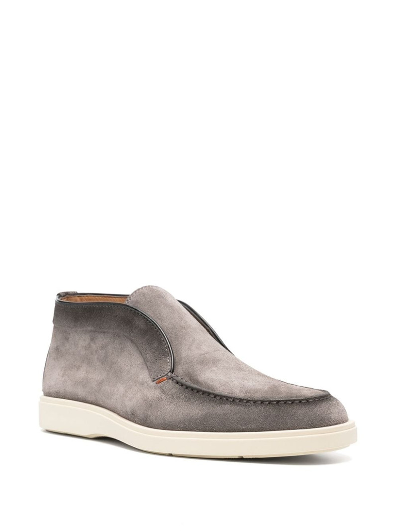 Santoni suede desert boots outlook