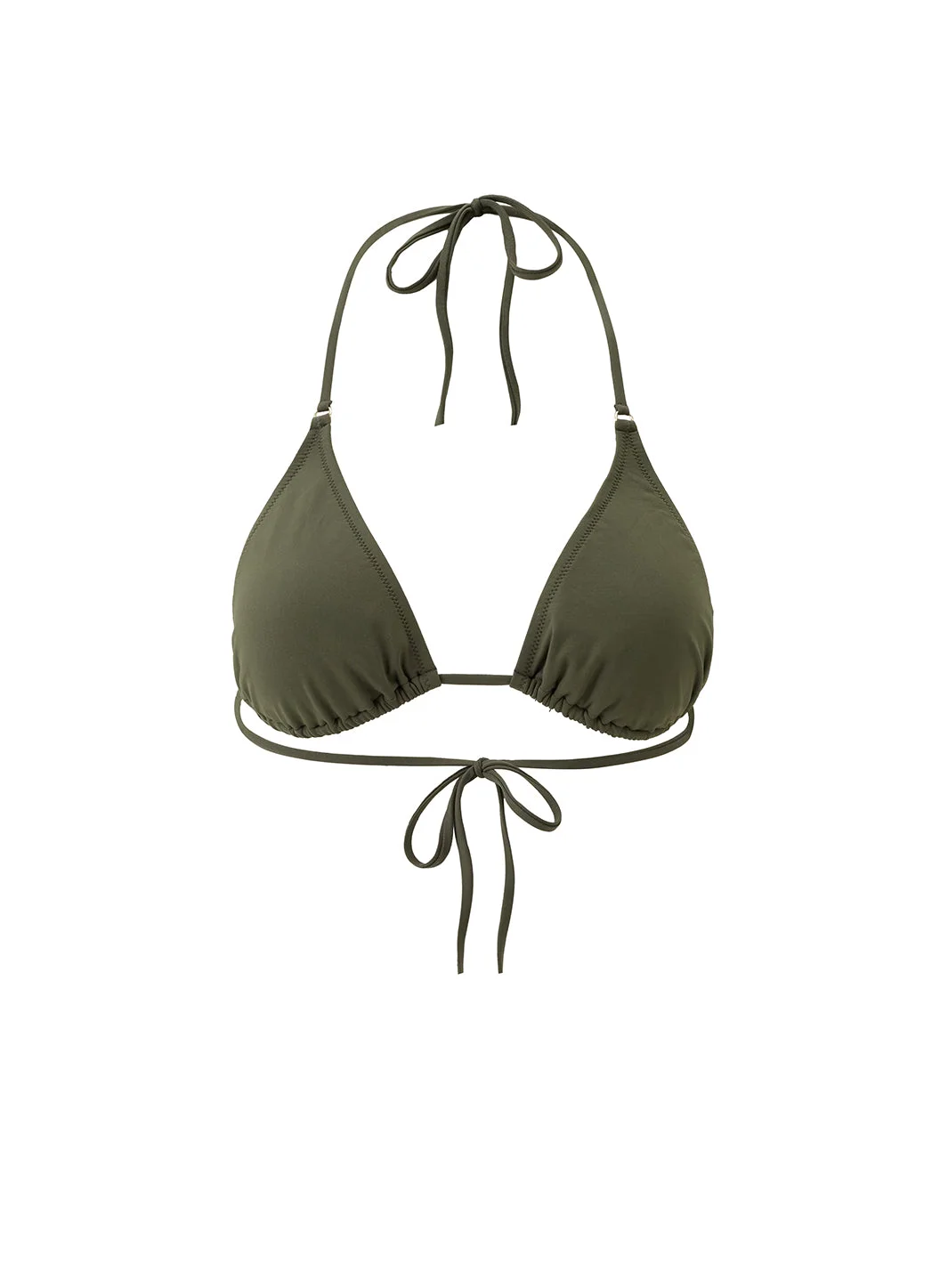 MALIBU OLIVE BIKINI TOP - 1