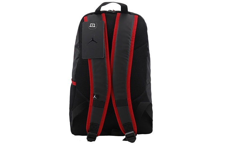 Air Jordan Jumpman Logo Crossover City School Backpack 'Black Red' 9A1982-023 - 4