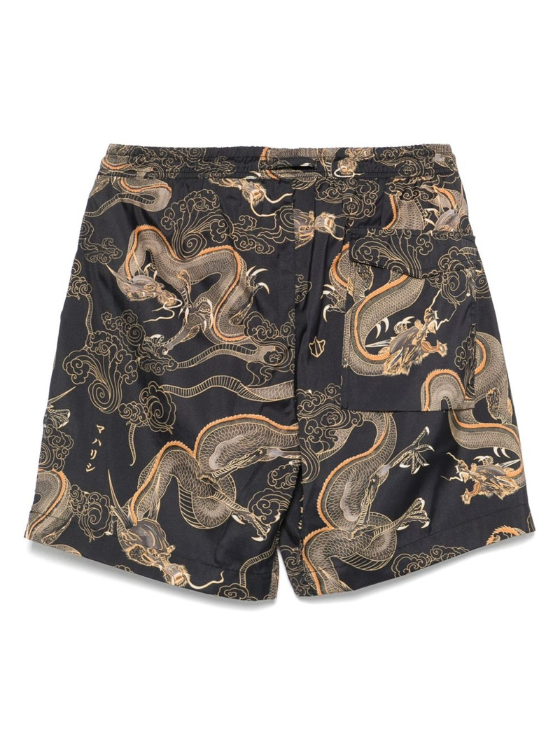 MAHARISHI Dragon swim shorts outlook
