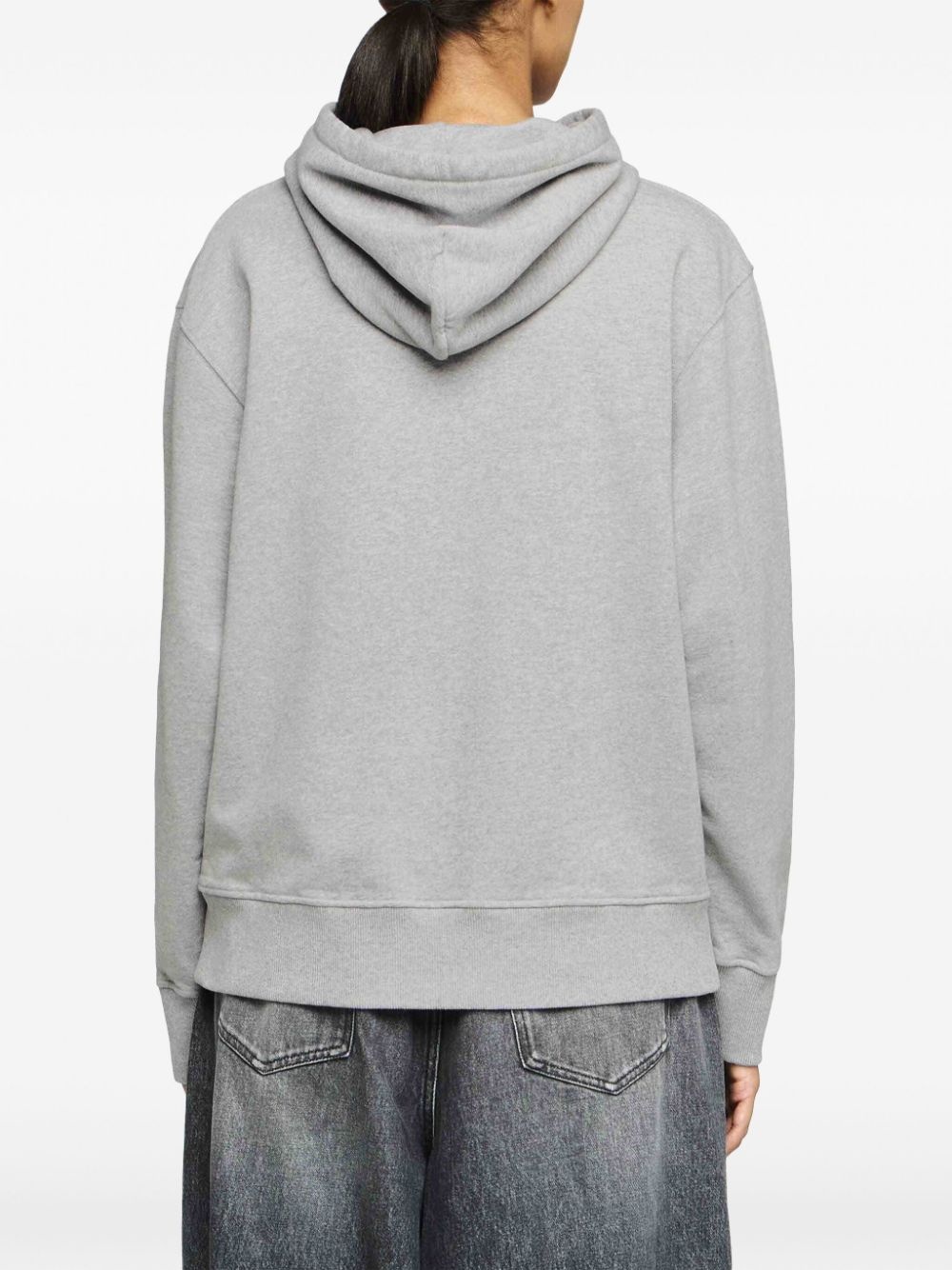 logo-embroidered hoodie - 4