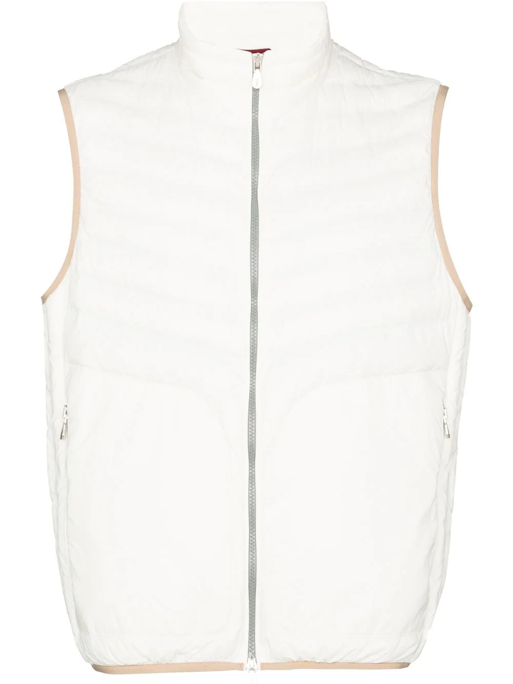 padded zipped gilet jacket - 1