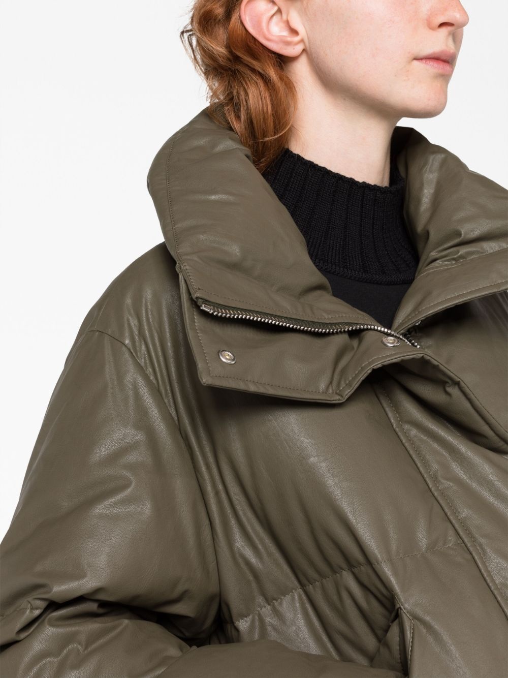 MM6 Maison Margiela cropped padded down jacket | REVERSIBLE
