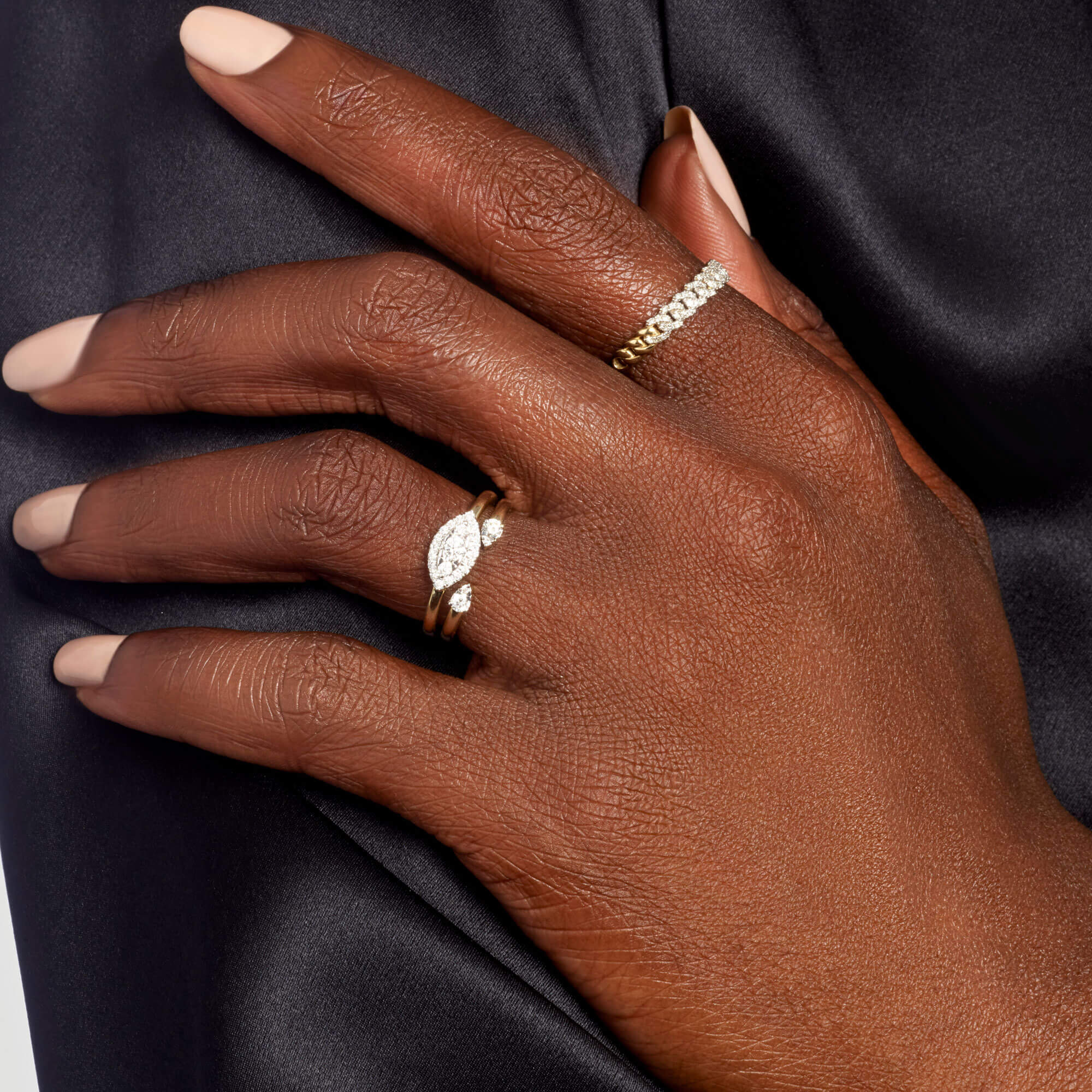 Diamond Muse Halo Ring - 6