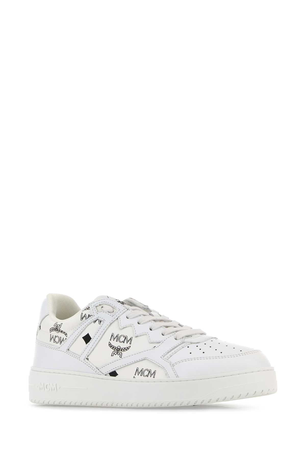 Mcm Men Printed Canvas Terrain Sneakers - 2