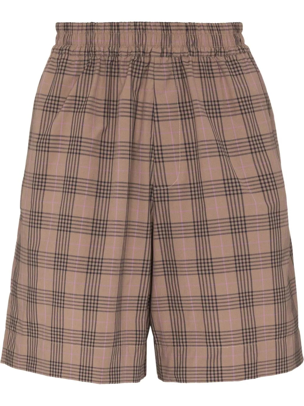 Kite check-print shorts - 1