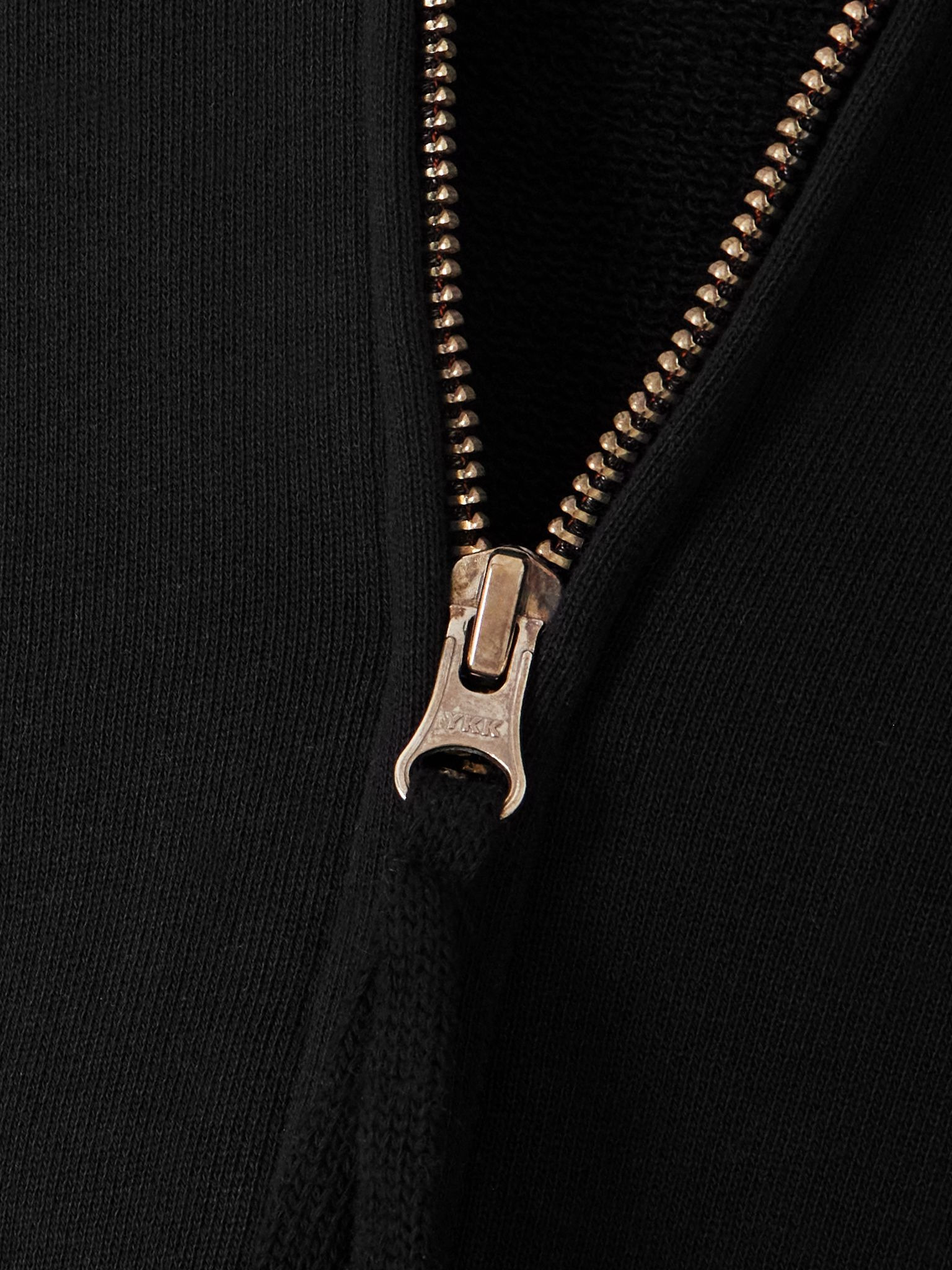 Callie cotton-jersey hoodie Black - 5