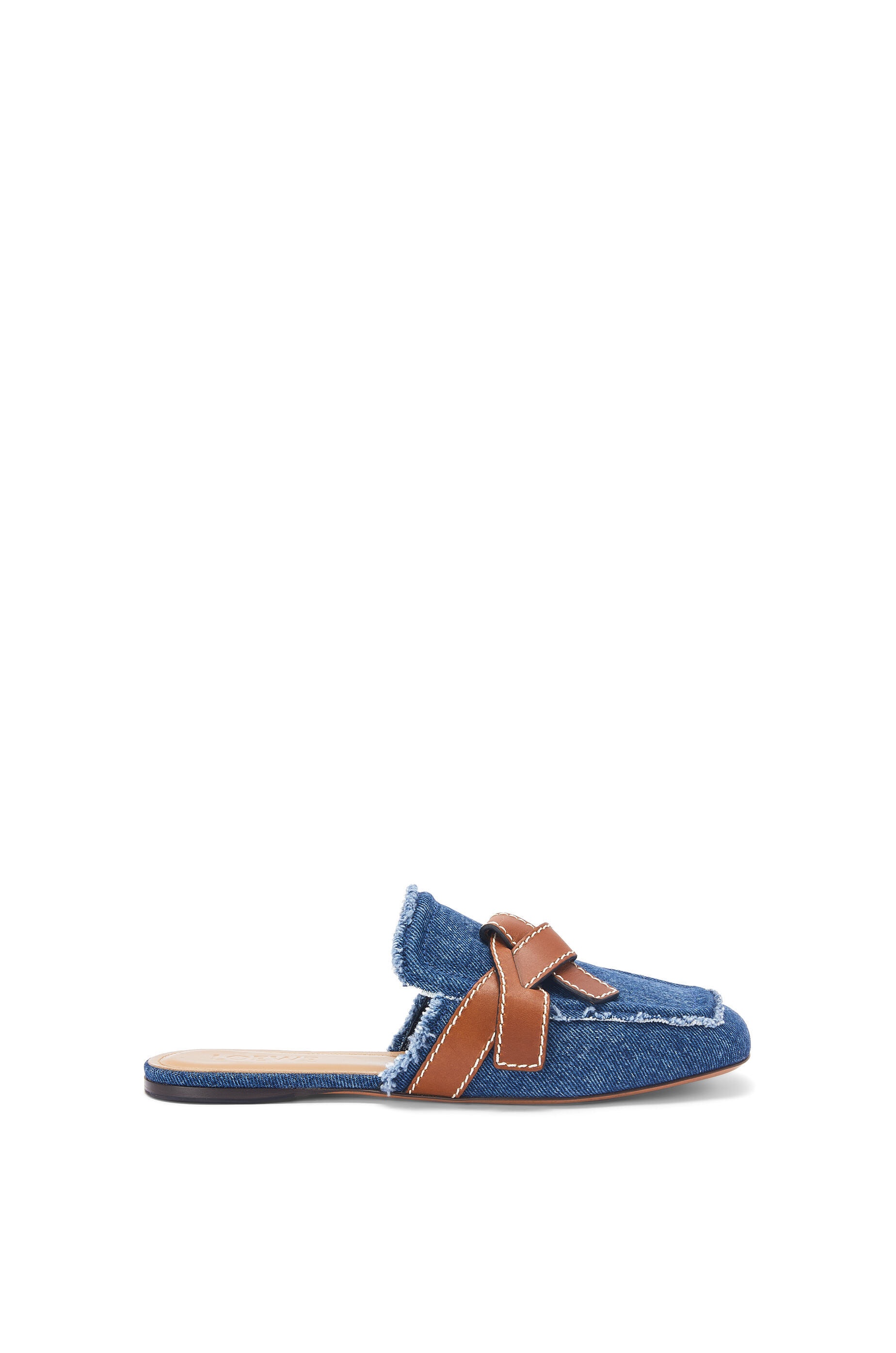 Gate mule in denim - 1