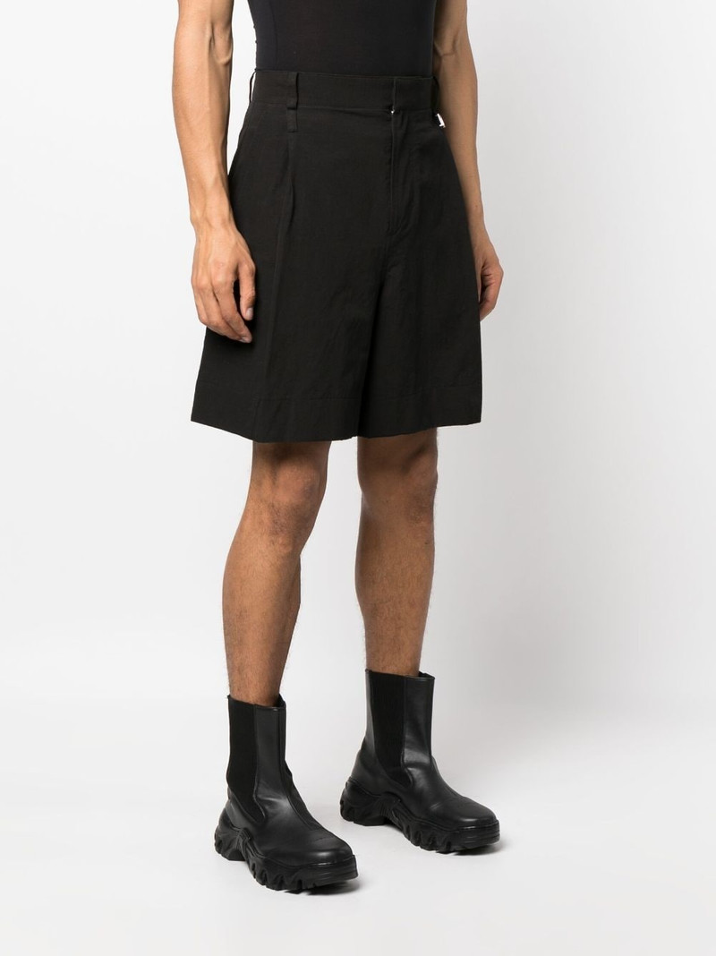 cotton-hemp blend bermuda shorts 3