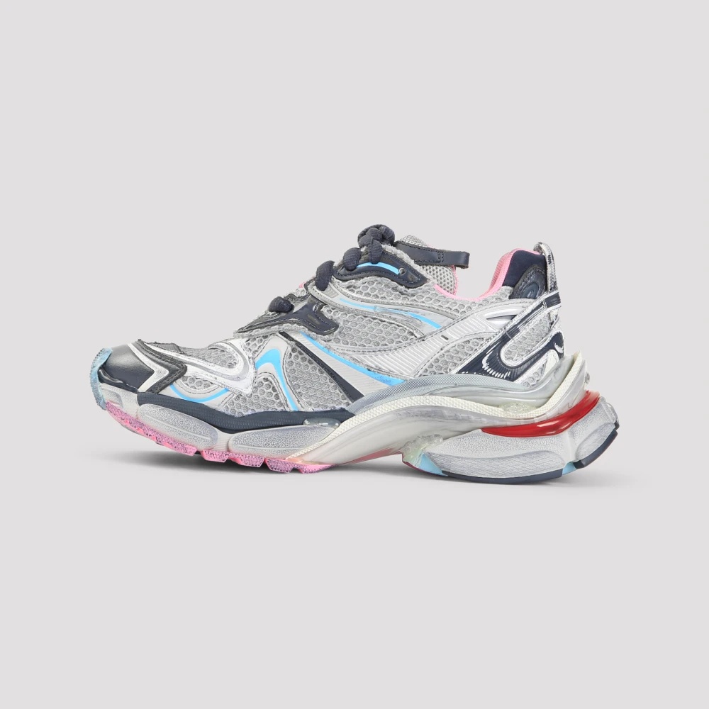 BALENCIAGA BLUE PINK RED RUNNER 2 SNEAKERS | miinto | REVERSIBLE