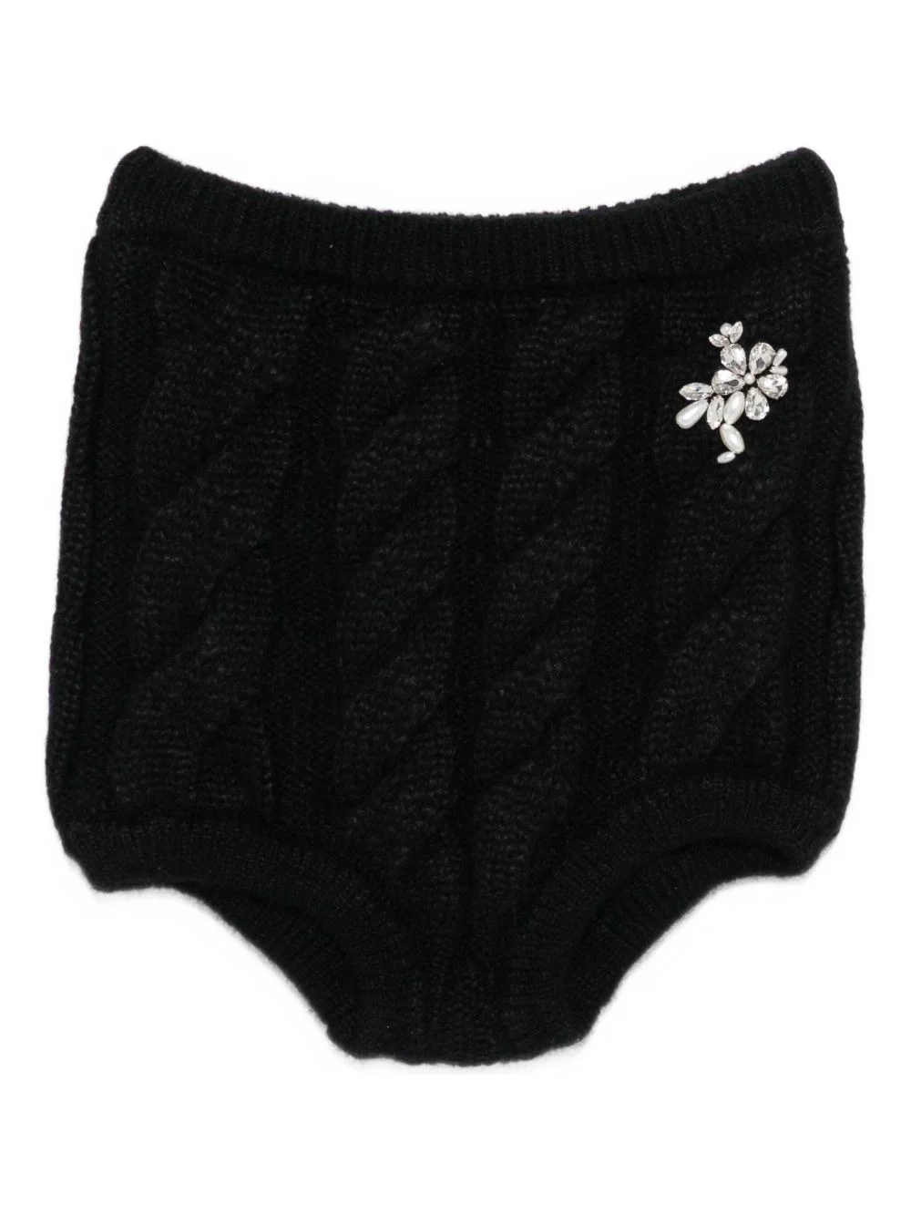 embellished shorts - 1