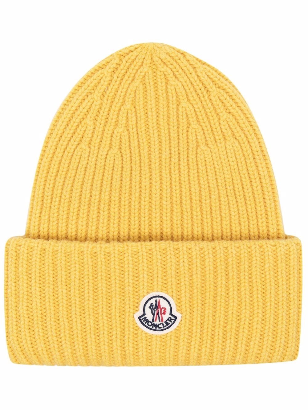 ribbed-knit beanie hat - 1