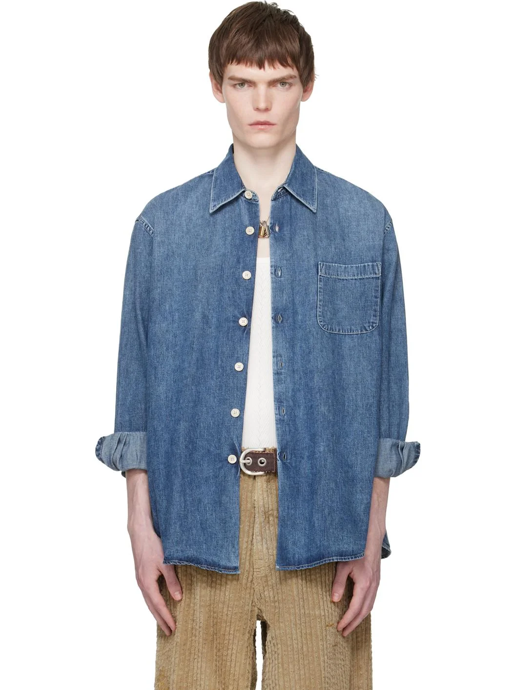 Blue Above Denim Shirt - 1