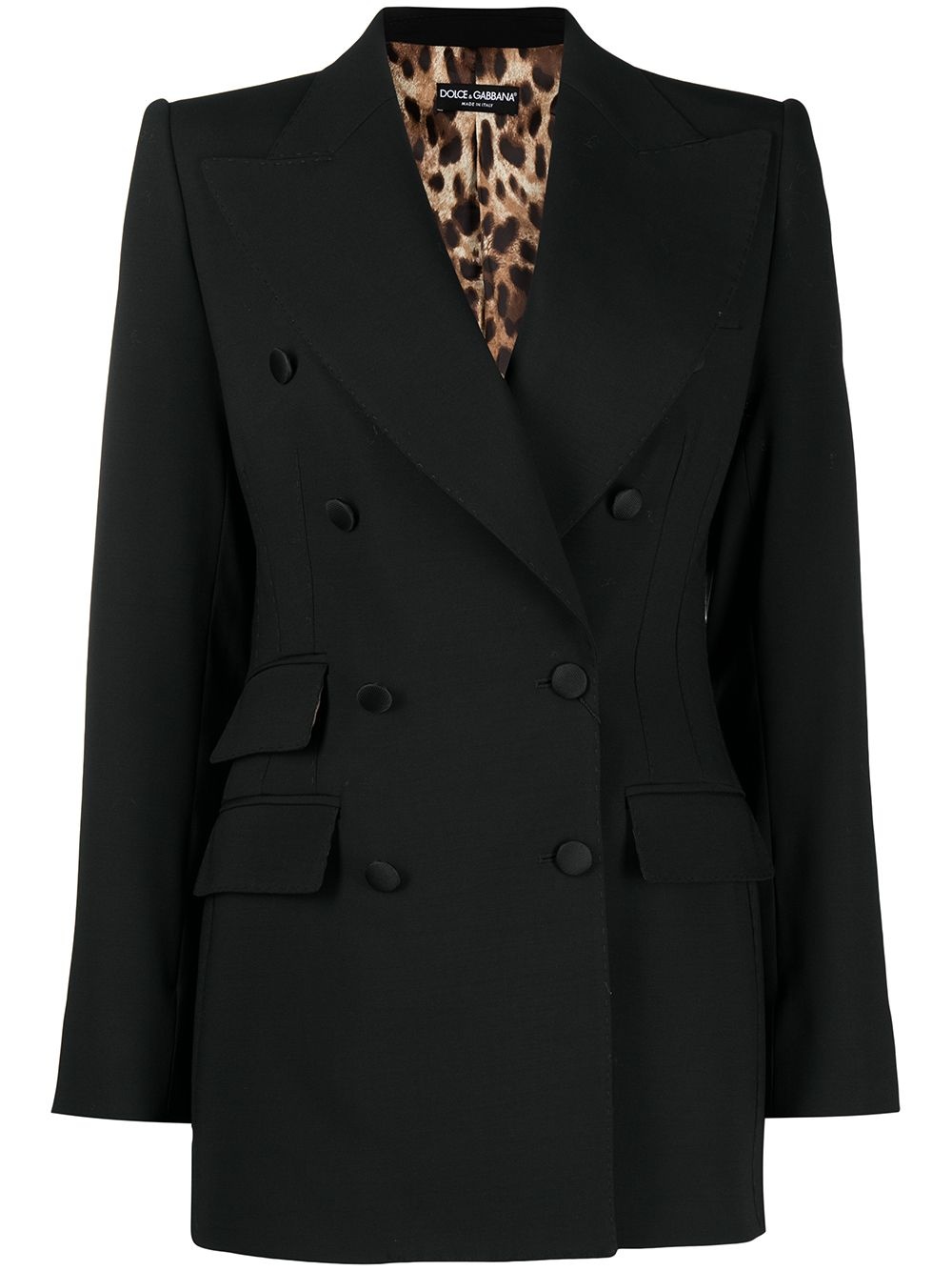 double-breasted blazer - 1