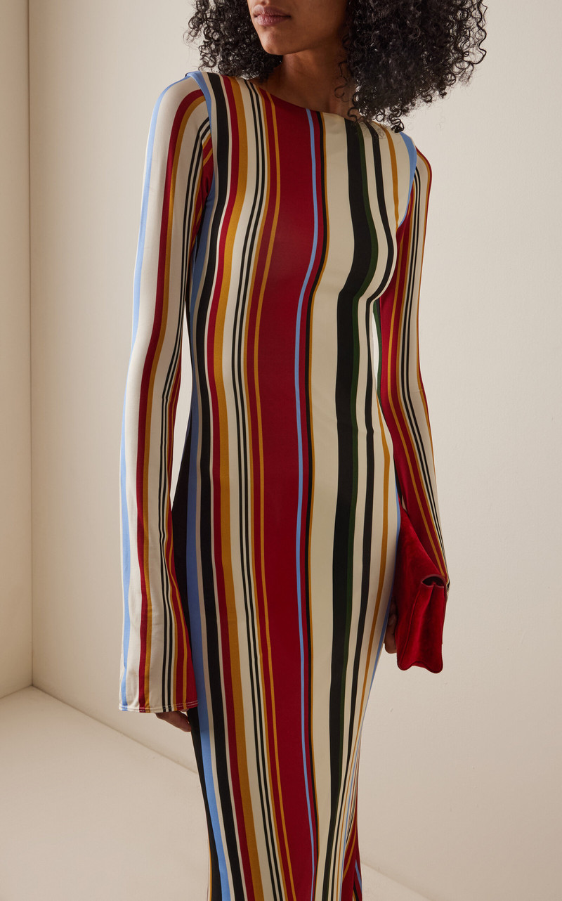 Amay Striped Knit Maxi Dress multi 3