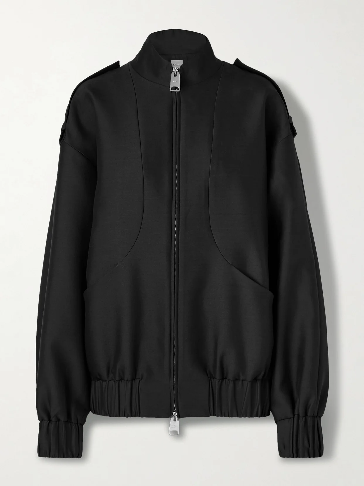 Sigi Wool And Silk-blend Faille Jacket - 1