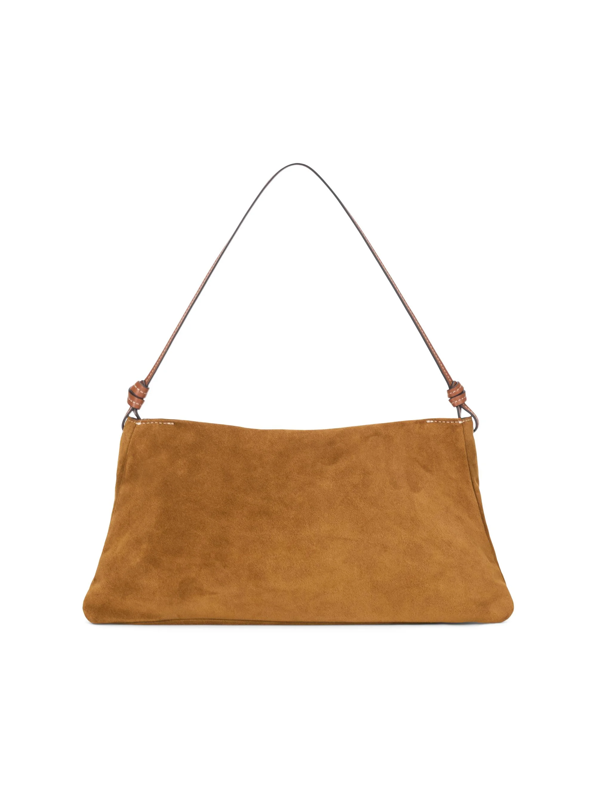 Women's Wally Suede Shoulder Bag - Tan - 1