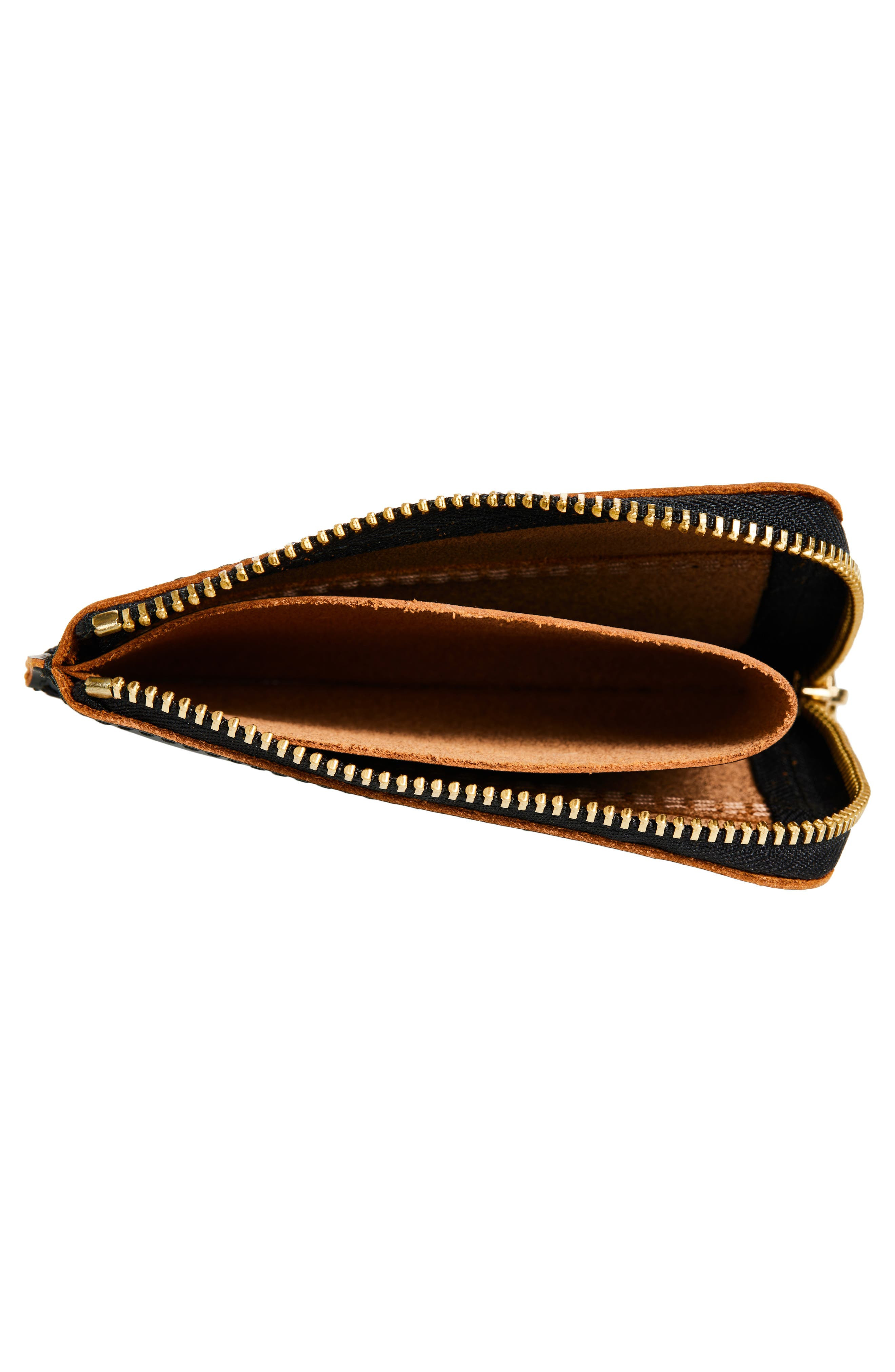 Comme des Garçons Wallets Triple Stitch Zip Pouch in Black at Nordstrom - 2