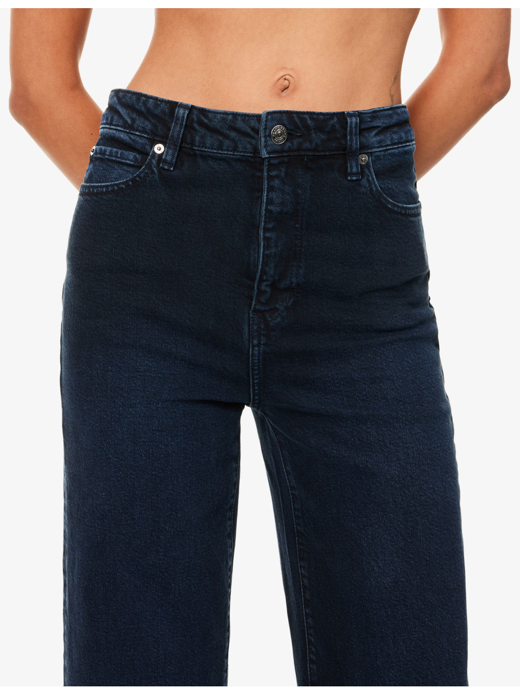 The Wide High-Rise Denim Jeans - 5
