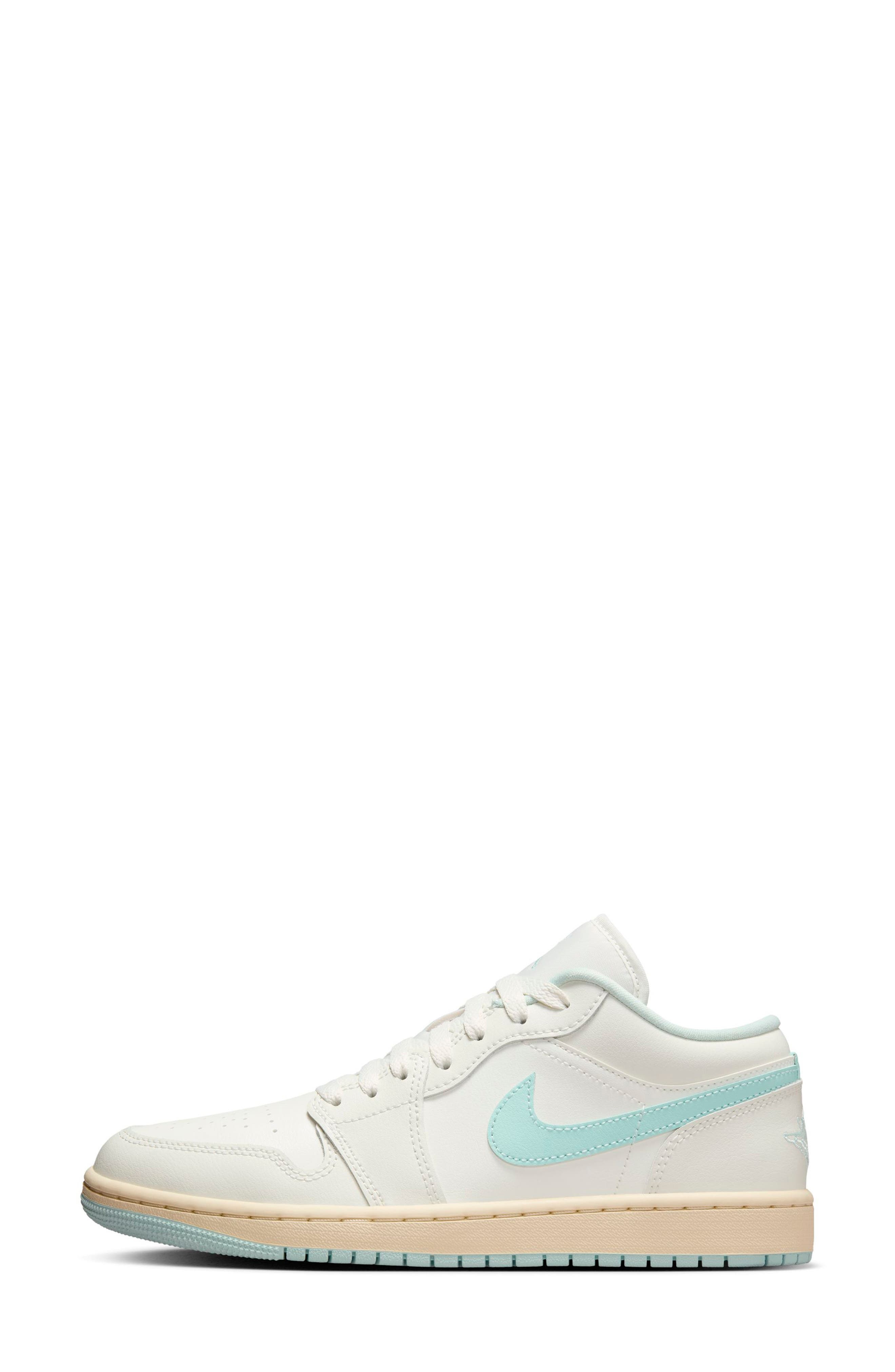 Air Jordan 1 Low Sneaker in Sail/Igloo at Nordstrom - 2